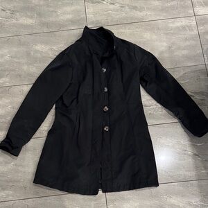 Eddie Bauer Women's Black Trench Coat